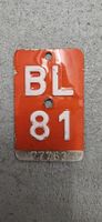 Velonummer BL 81