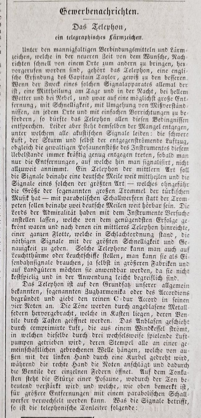 Stiche: Telefon John Taylor Telegraphie   -   Stich 1846 – Gebraucht aus Röthenbach i. E. von Heureka5 4