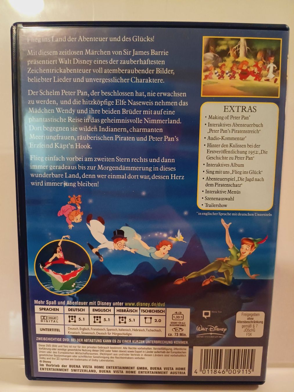 Tutti i DVDs: Disney DVD - PETER PAN - Top Zustand – Usato da Aarau venduto da Yeeaaah 1