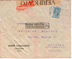 Zensurbrief Griechenland 1917
