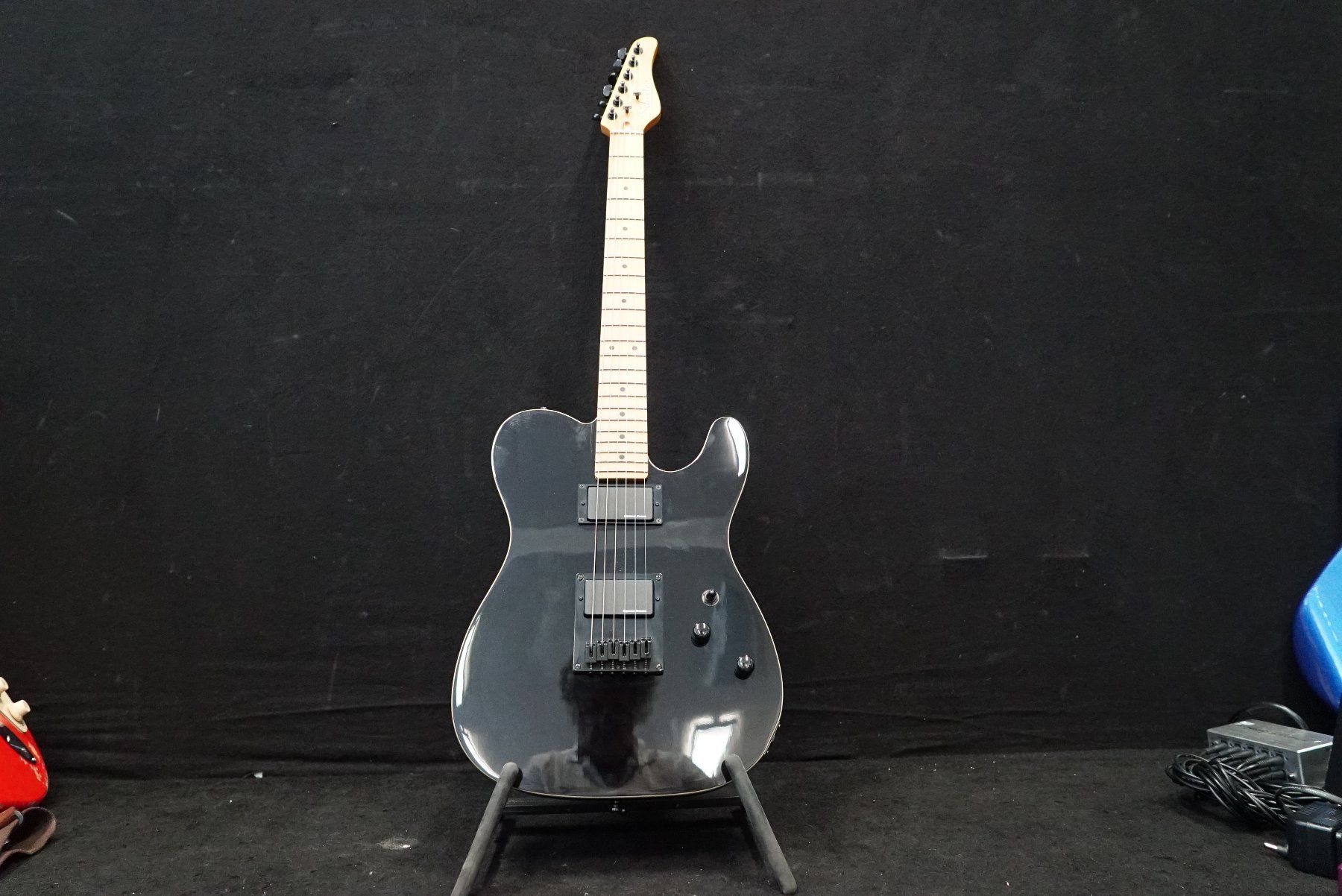 Schecter Instruments de musique: SCHECTER E-Gitarre, Vintage PT, Gloss Black – D'occasion à Ortschwaben par Musictrade