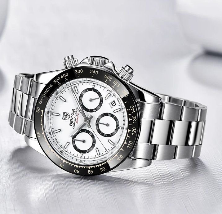 Orologi: Herren Chronograph Uhr – Nuovo e nell'imballaggio originale da Geneve venduto da Titi2008 3