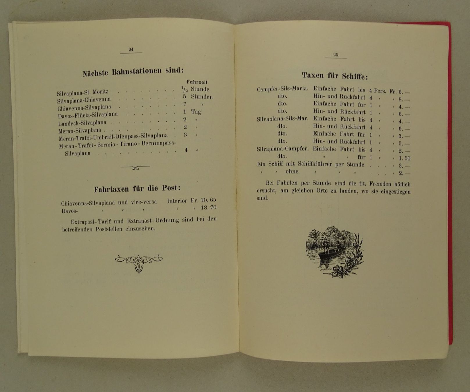 Livres: LUFTKURORT SILVAPLANA-CAMPFÈR, 1901 – D'occasion à Grüningen par Kartensammler 5
