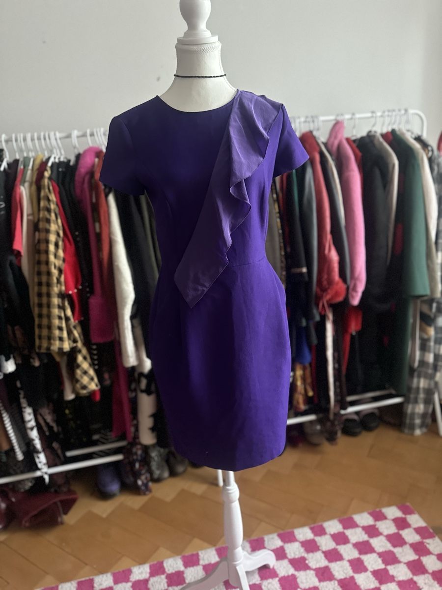 Kleider: Vintage Kleid violett – Gebraucht aus Zürich von PuraVida111