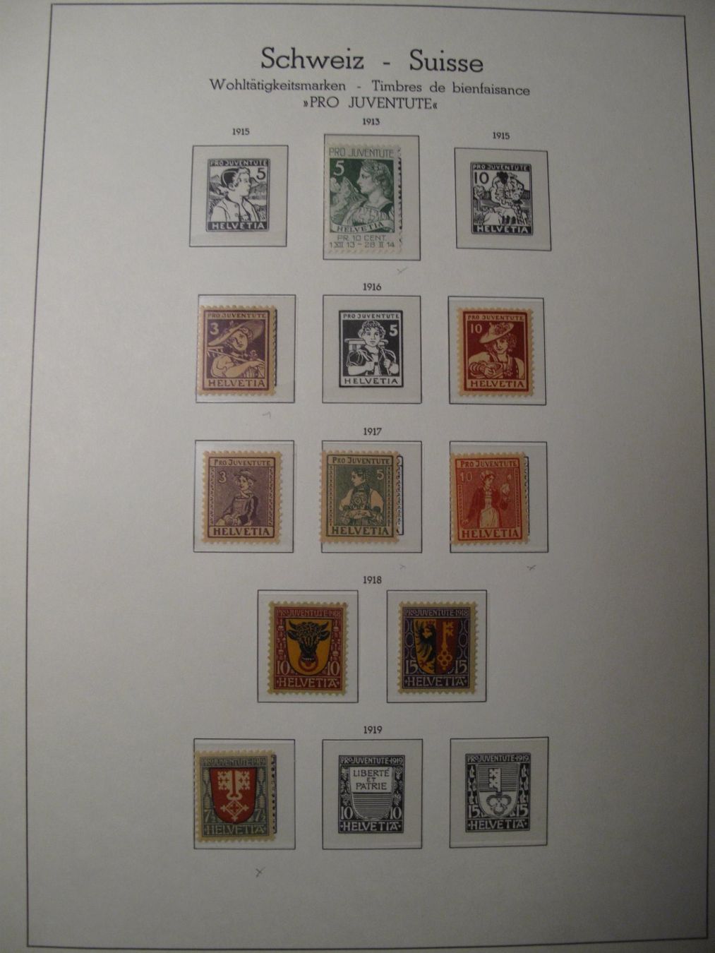 Album: Album mit Pro Juventute -2012 / Pro Patria-2010 Postfrisch – Usato da Wil SG venduto da fva01 3