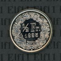CHF___0.50 1995 stgl * nigelnagelneu! 50 Rappen