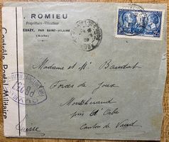 Correspondance de guerre, de 1939 ouverte par l'armée.