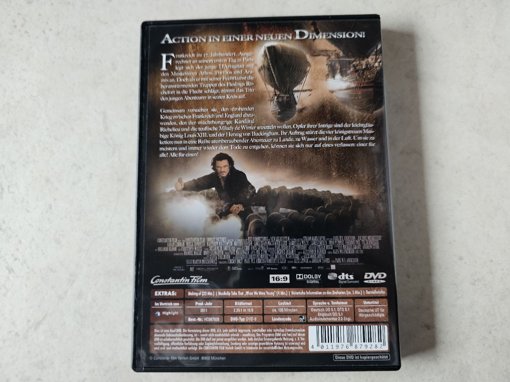 Tutti i DVDs: Die drei Musketiere – Usato da Schneisingen venduto da backstore24 1