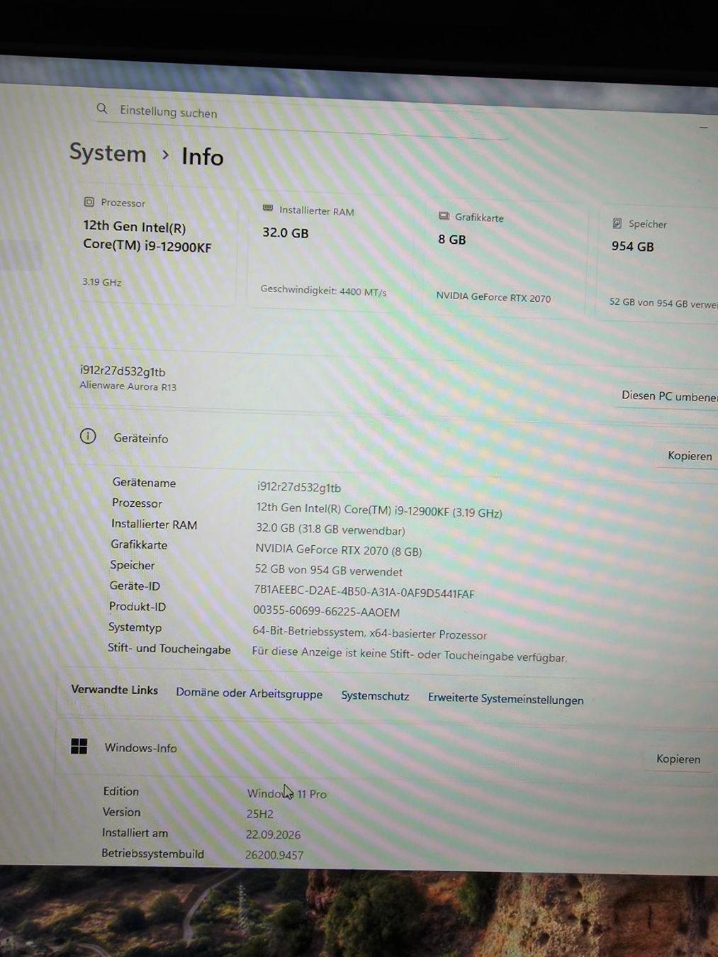 Alienware PC: i9 12th 32gb DDr5 Alienware RTX – Usato da Hüntwangen venduto da neo_8kqh 1