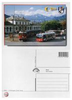 Chur Bahnhof Arosa Bahn RhB Ge 4/4 II 629 Stadtbus Neoplan