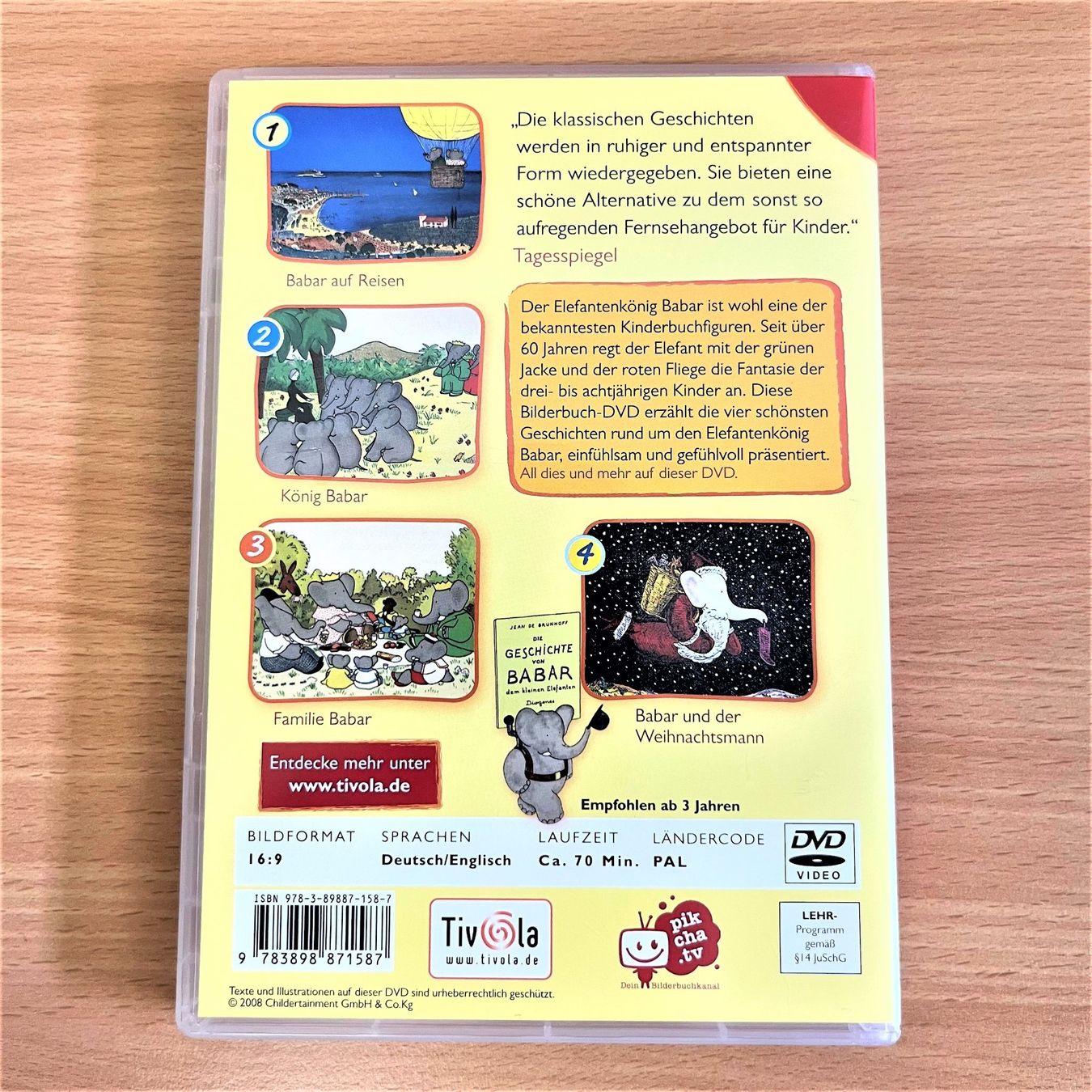 Tutti i DVDs: DVD - Bilderbuch - König Babar – Usato da Amlikon-Bissegg venduto da riestig 2