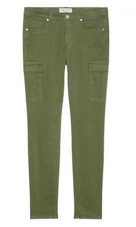 Neue Marc O'Polo Lulea Slim Damen Hose Khaki, Grösse 26/32