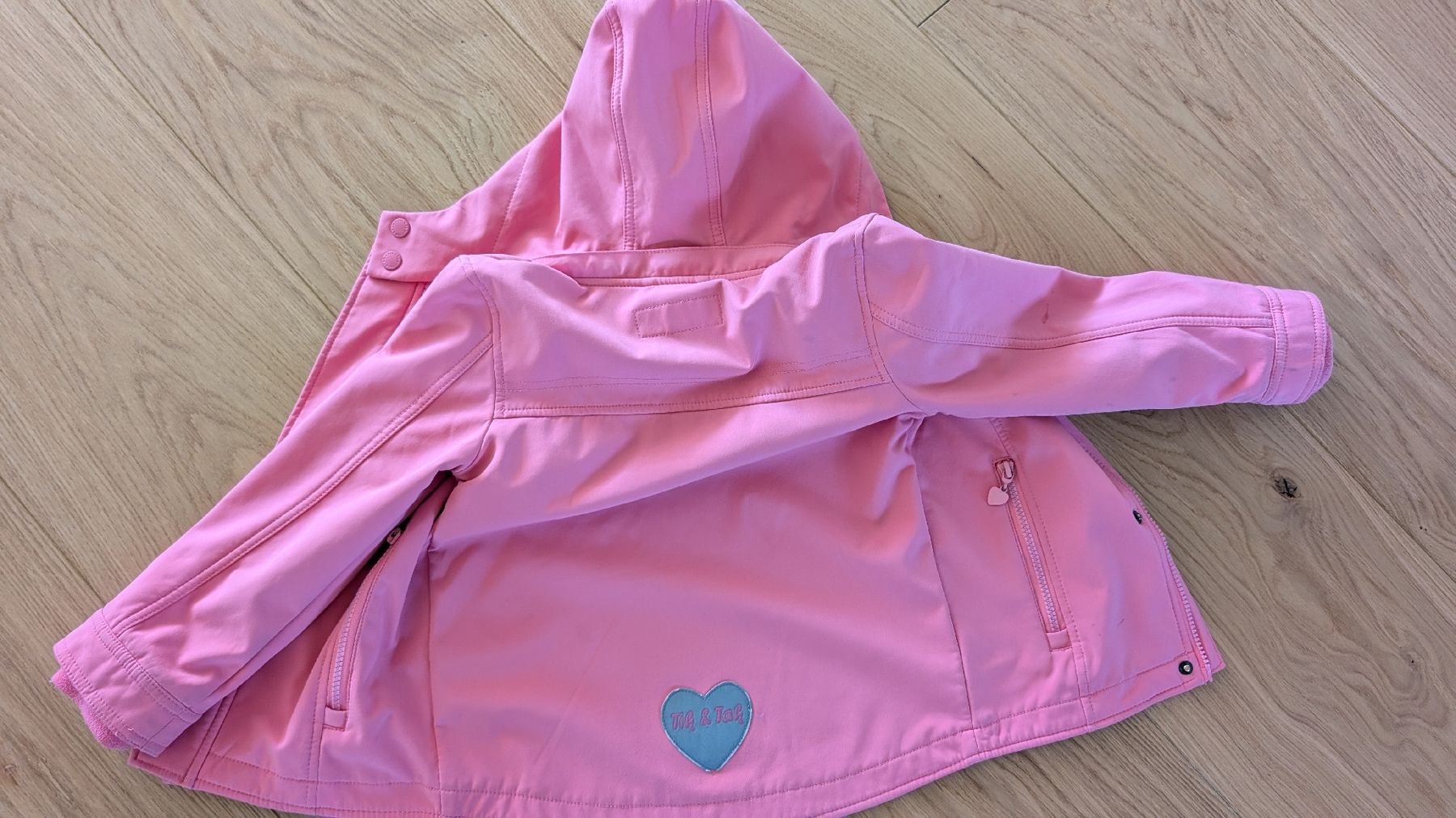 Jacken & Mäntel: Mädchen Softshelljacke Rosa 116 – Gebraucht aus Baar von phlys 1