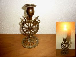 Verzierter Antiker Kerzenständer 16cm Ioannina Traditionell