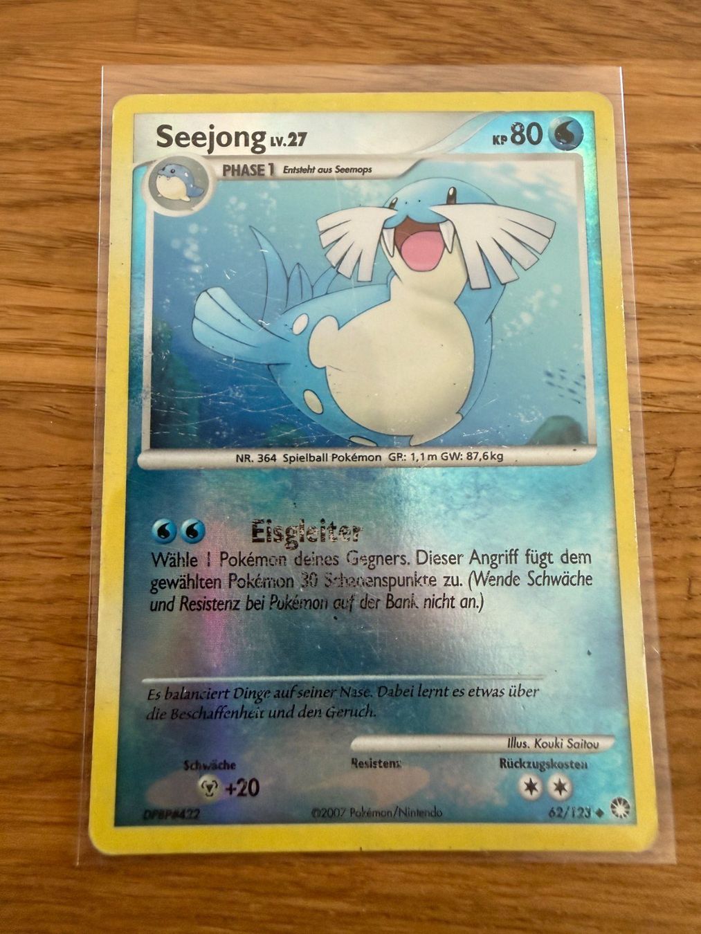 Pokémon Sammelbilder & Trading cards: Seejong Lv.27 62/123 – Gebraucht aus Amriswil von sim_nlb6