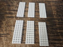 lego 3029 lot de 4 pièces White Plate 4 x 12