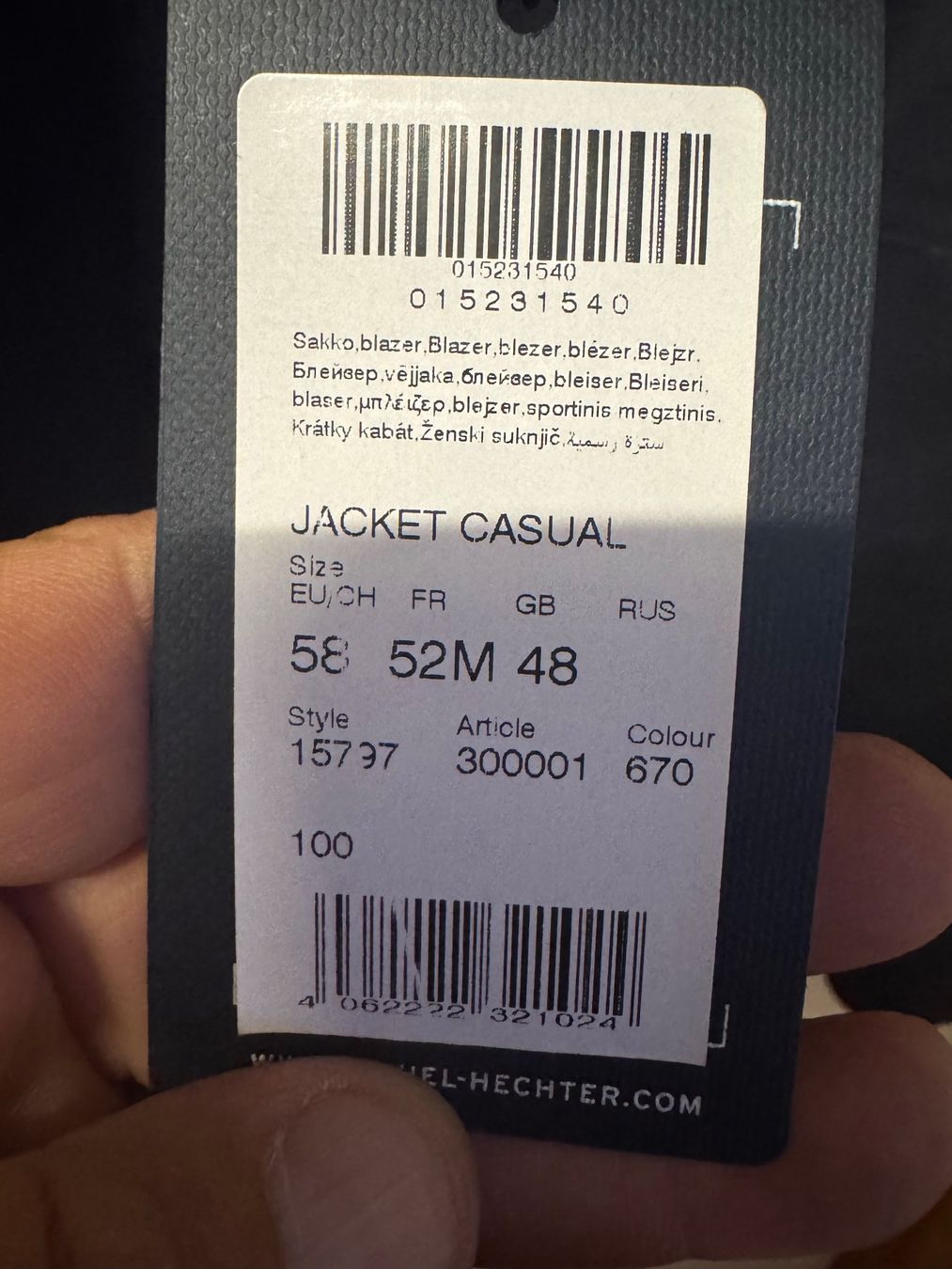 Daniel Hechter Vestes: Blazer Daniel Hechter  Grösse 58 neu – Neuf (Voir description) à Schlieren par Freundlich02 4