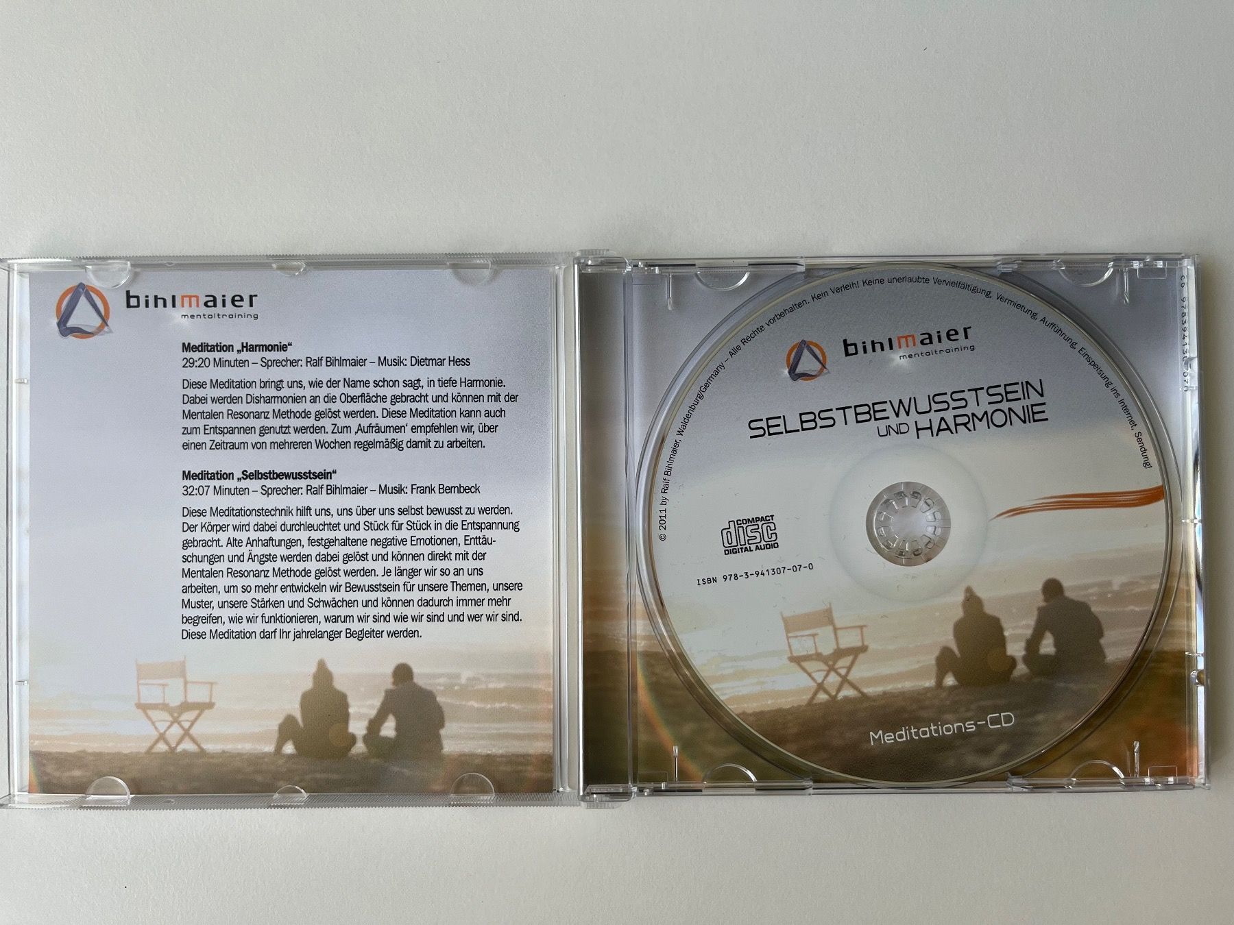 CDs: Selbstbewusstsein und Harmonie  -  Bihlmaier -  Mediation CD – Gebraucht aus Lohn-Ammannsegg von panywa 4