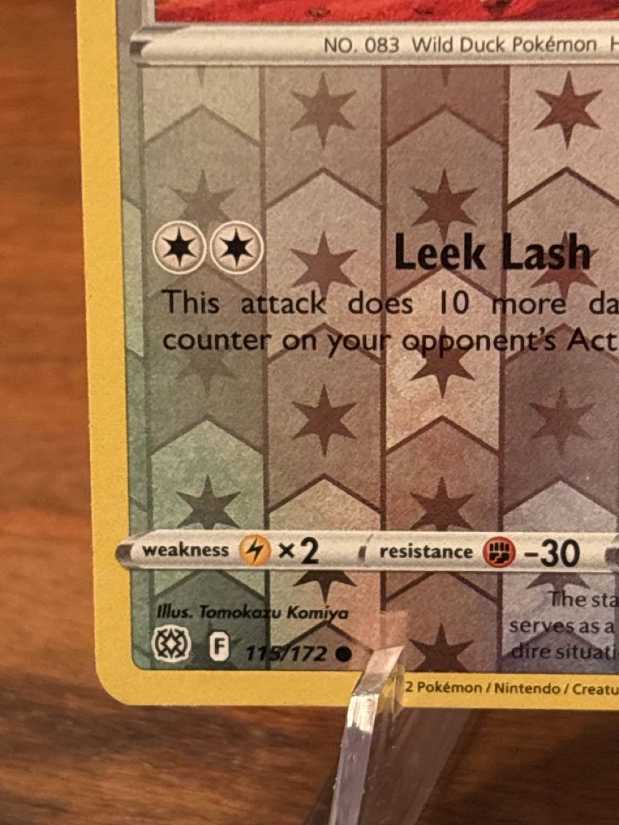 Pokémon Carte collezionabili: Pokemon Karte Farfetch'd rev Holo, 2022 cooles artwork – Usato da Dietikon venduto da PokemonSwissSpotify 1