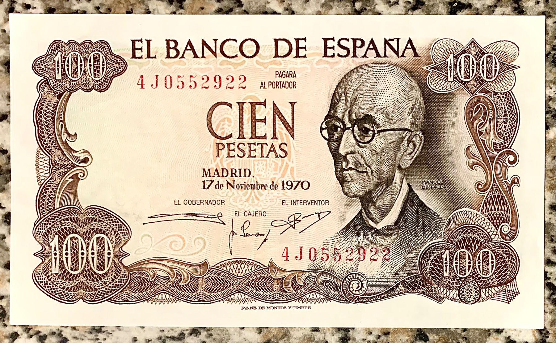 Banconote: 100 Pesetas Spanien 1970!!! aUNC!!! – Nuovo (secondo la descrizione) da Oberentfelden venduto da NunoLouro