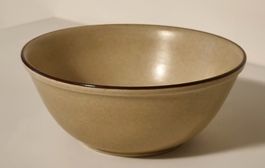 Schöne beige Rössler (?) Schüssel 17 cm Vintage, Top Zustand