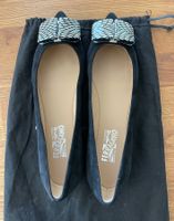 Ferragamo Salvatore Ballerina, Gr. 40 suede