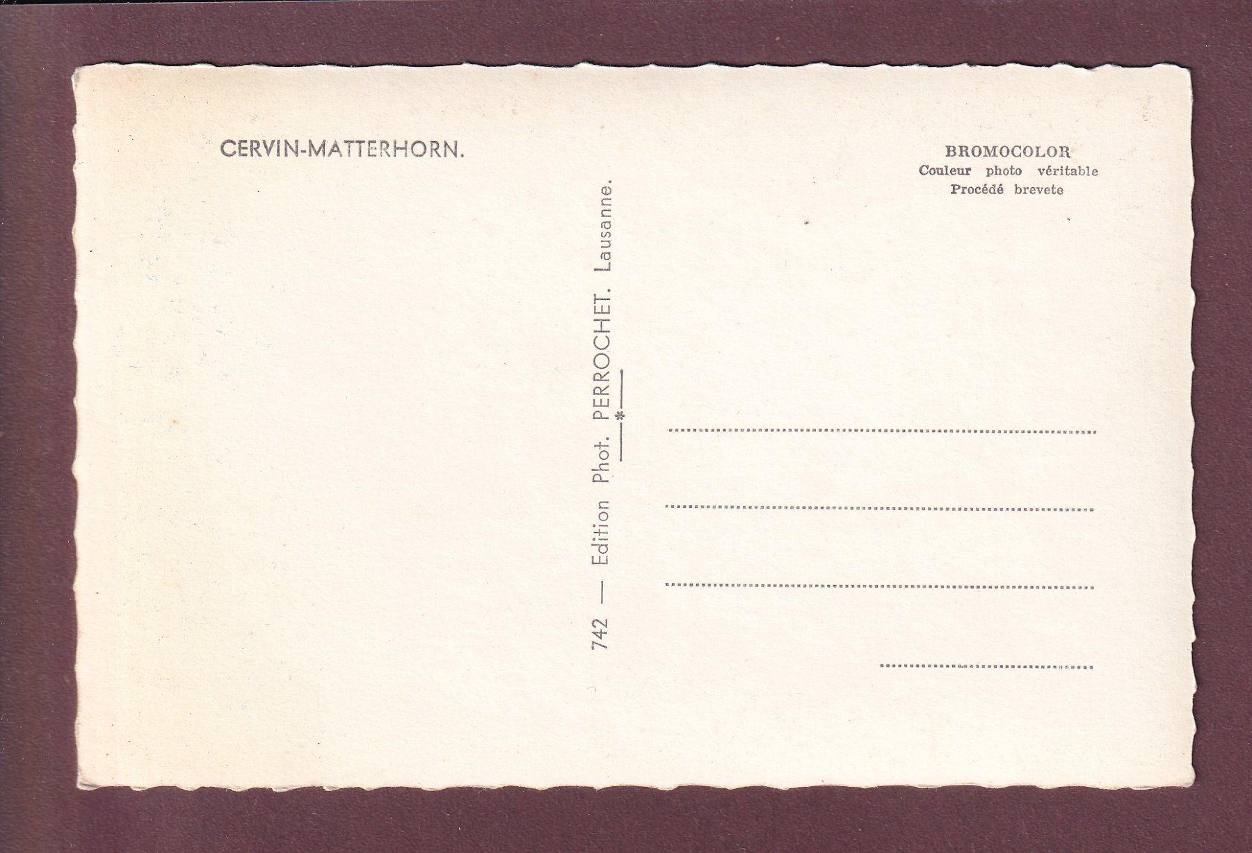Cartoline postali: MATTERHORN / CERVIN - Schafherde – Usato da Pully venduto da nicecards 1