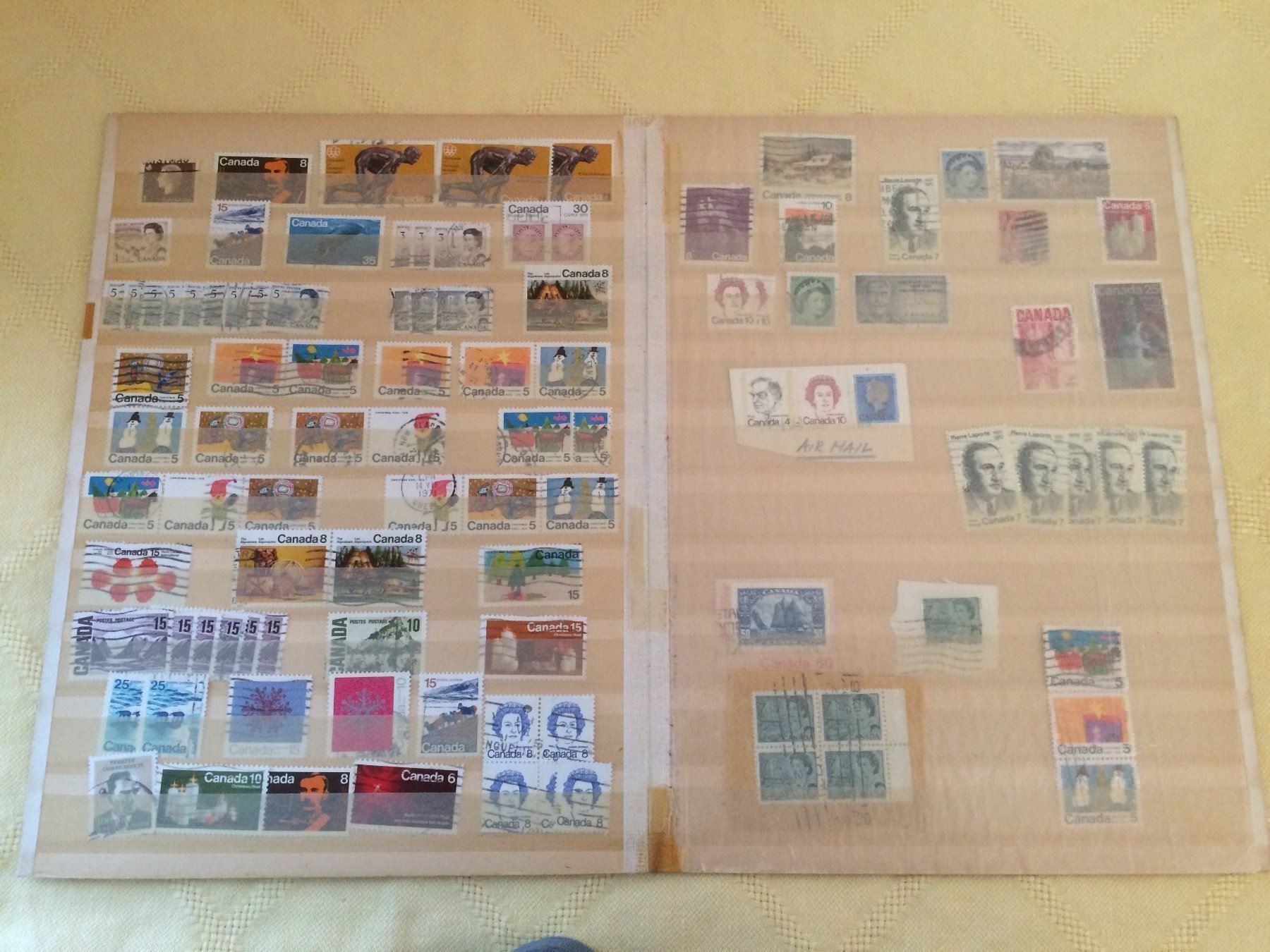 Tutti i francobolli: 3 A4 Seiten Briefmarken CANADA – Usato da Buchs AG venduto da ReaNaTsch 1