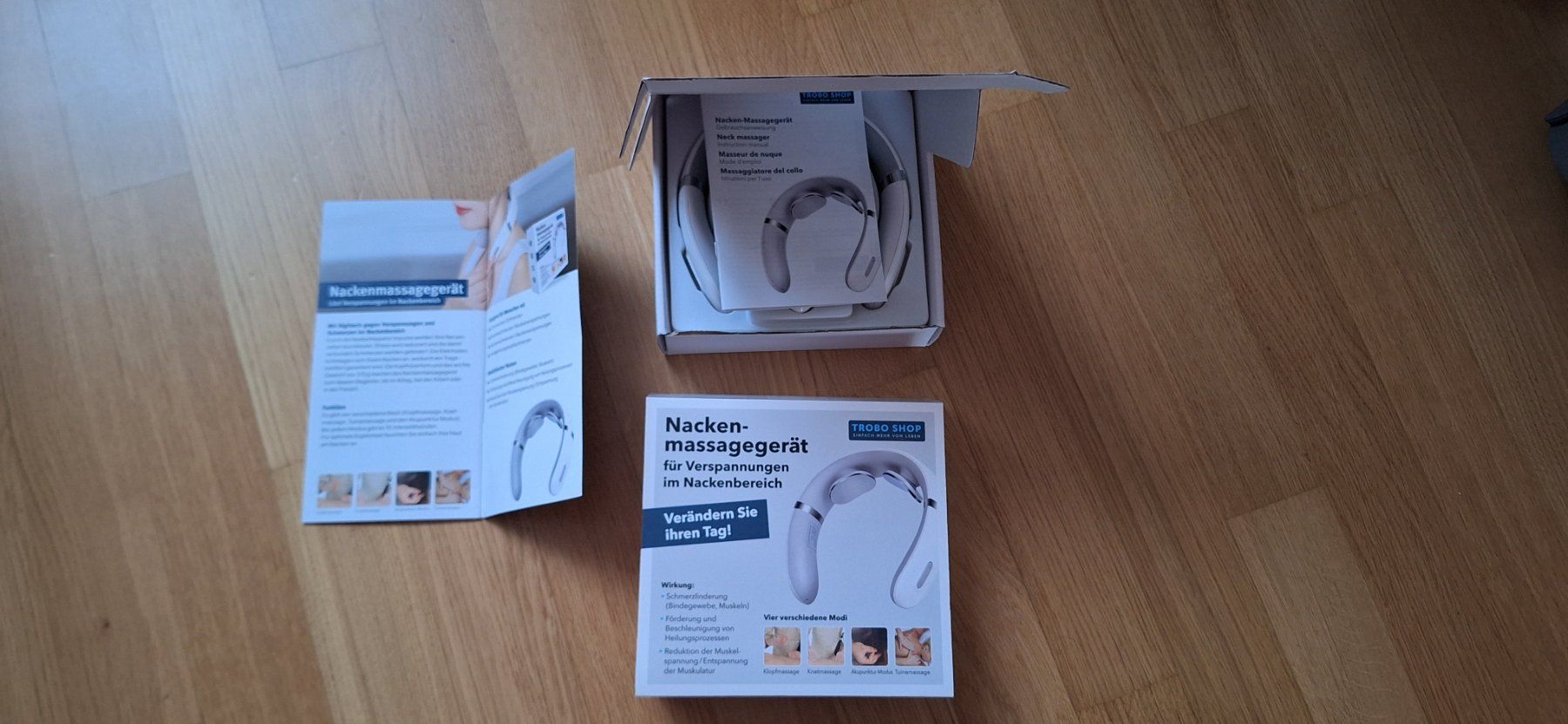 Dispositivi per massaggi: Masseur de nuque / Nacken-Massagegerät – Nuovo e nell'imballaggio originale da Lussery-Villars venduto da pousinete02