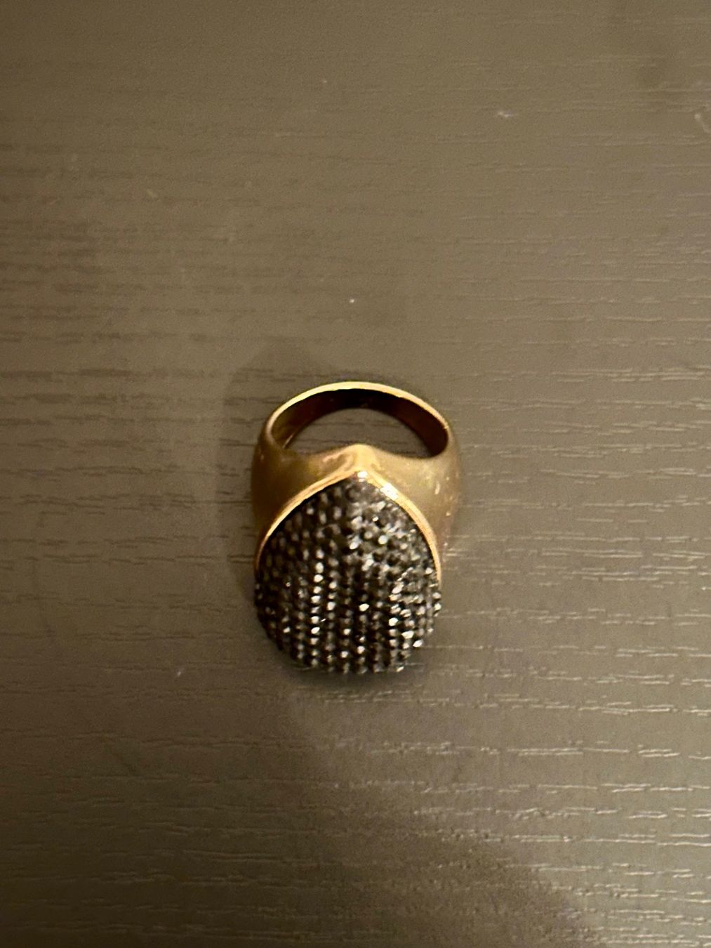 Anelli: Modeschmuck Ring mit schwarzen Steinen – Usato da Emmenbrücke venduto da little.treasures 3