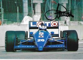 Johansson, Ligier 1988, orig. signiert!