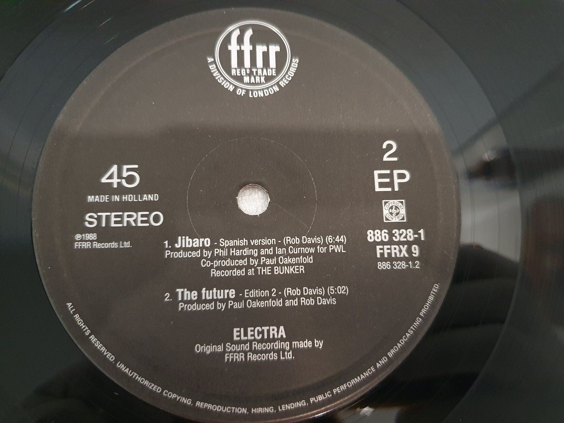 Dischi in vinile: Electra – Jibaro (Techno) – Usato da Uster venduto da Vinyl-Leidenschaft 5