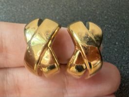 Vintage Ohrringe Clips Luxus Modeschmuck  