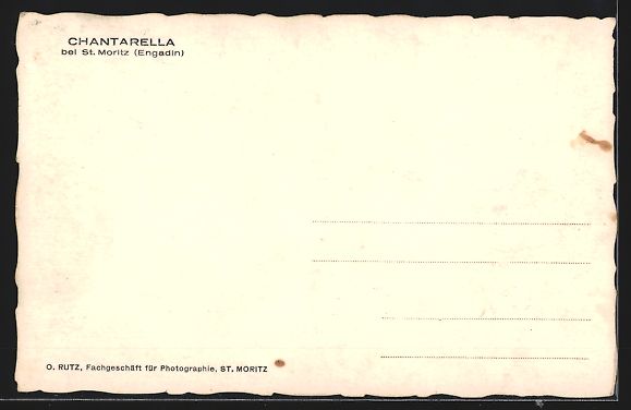Cartoline postali: St. Moritz / Engadin, Hotel Charantella  – Usato da Berlin venduto da bartko-reher 1