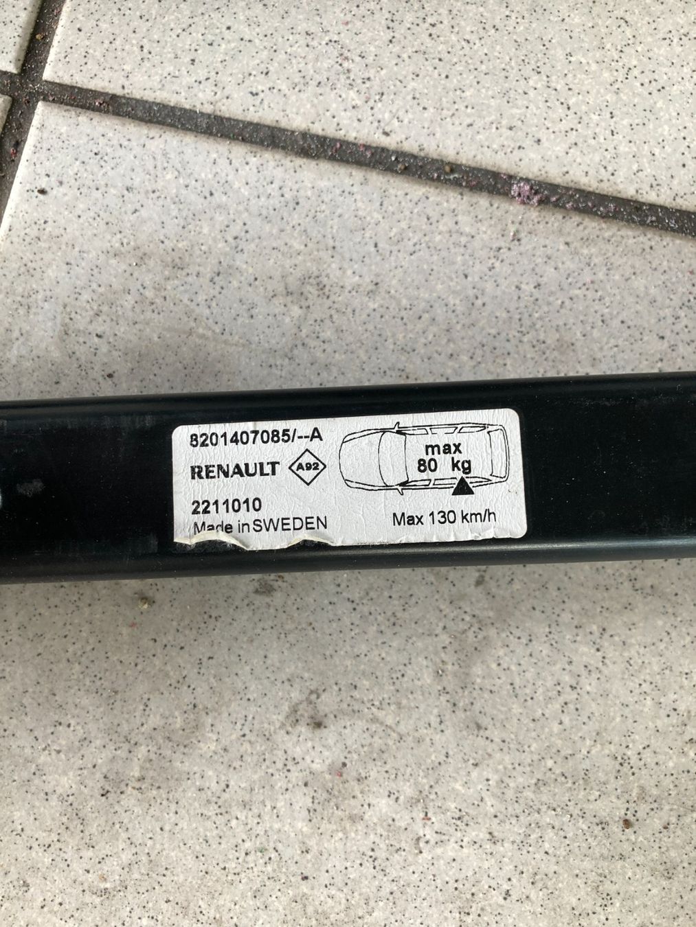 Thule Dachträger: Dacia Dachträger Grundträger DUSTER 8201407085 – Gebraucht aus Cham von WB2223 1