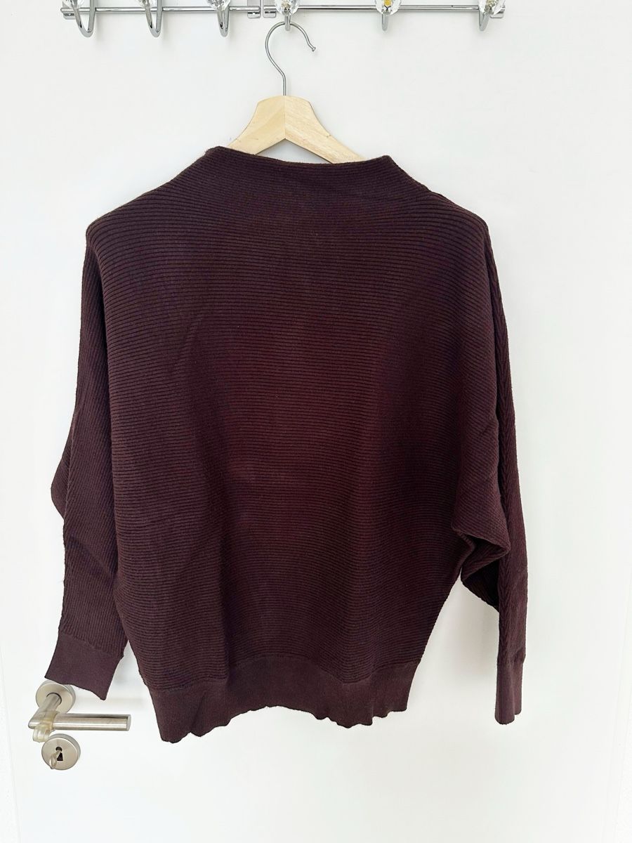 Pullover & Sweatshirts: Damen Pullover zero gerippt dunkelbraun Grösse 38-neu – Neu (gemäss Beschreibung) aus Eglisau von Brewster1 2