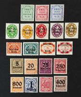 Deutsches Reich Dienstmarken Lot**
