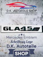 Mercedes AMG GLA45 S Emblem Schriftzug Neu in Schwarz