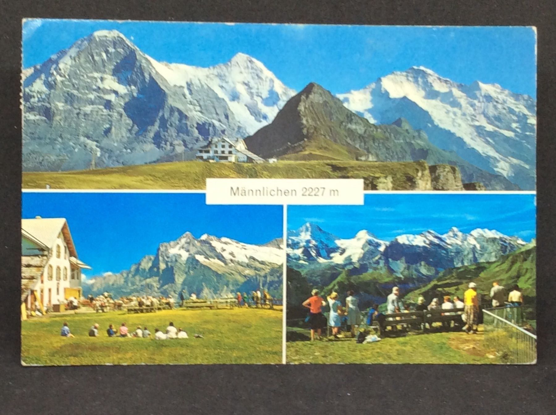 Cartoline postali: Männlichen (2227m) – Usato da Widnau venduto da Brusi9
