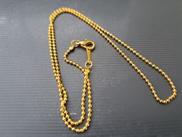 Kette Metall vergoldet 40cm lang