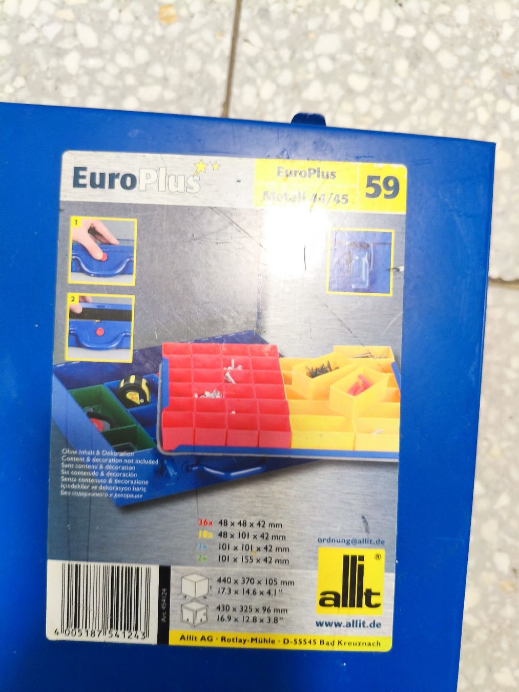 Tous les outils: Sortimentskasten 2 lagig Metall blau – D'occasion à Unterbäch VS par ricirici55 6
