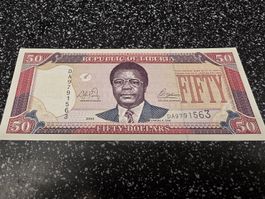 Banknote Liberia 50 Dollars 2003 