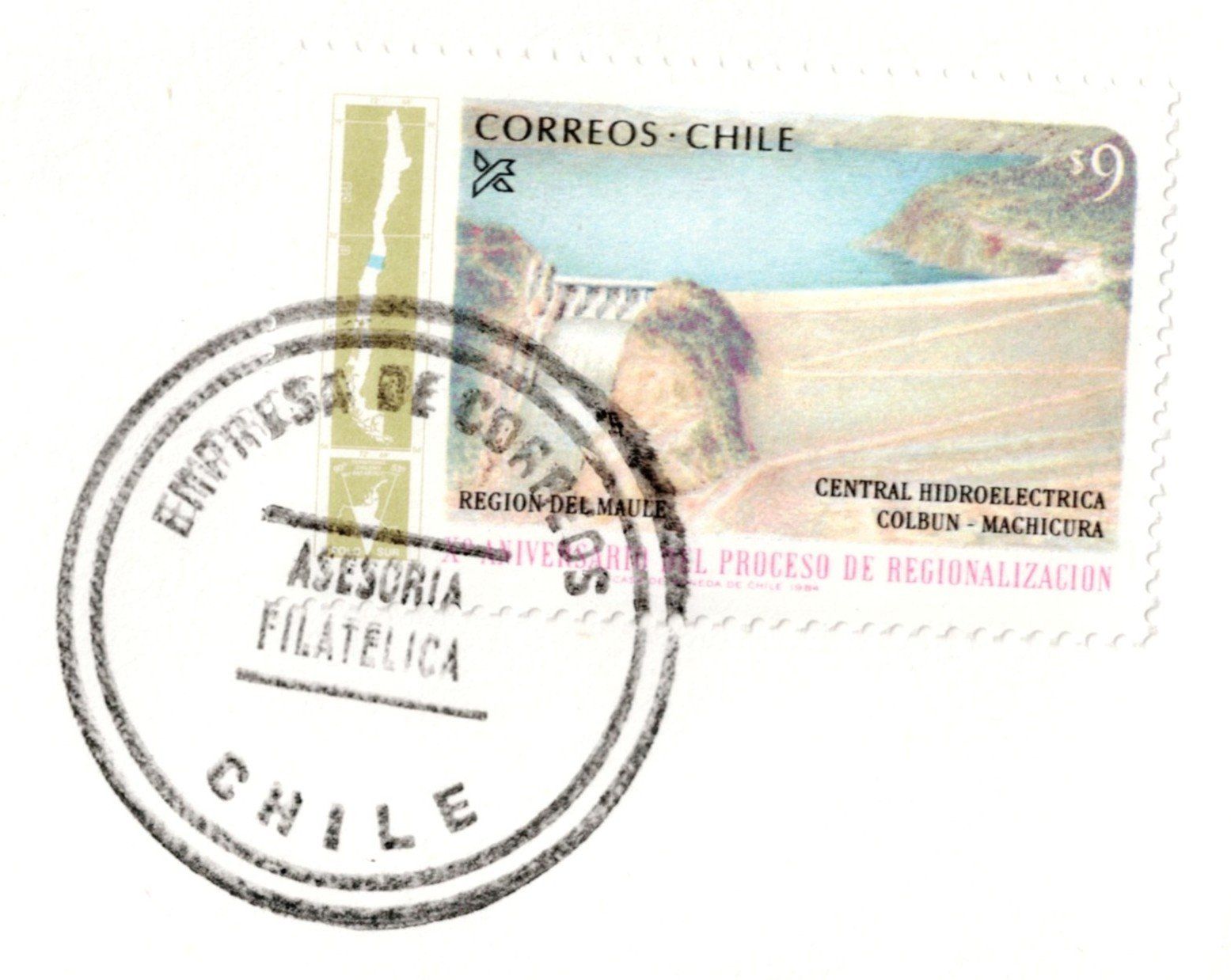 Tutti le monete: Chile_Münzbrief mit Beschreibung – Usato da Hombrechtikon venduto da Fraese01 1