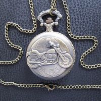 Grosse Umhängeuhr Motorrad Bike