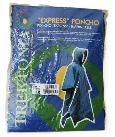 Express Poncho TREKTONIA , Regenmantel, Regen - Poncho (neu)