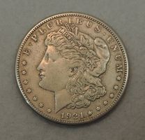 USA Morgan Dollar 1921, 0900 Silber