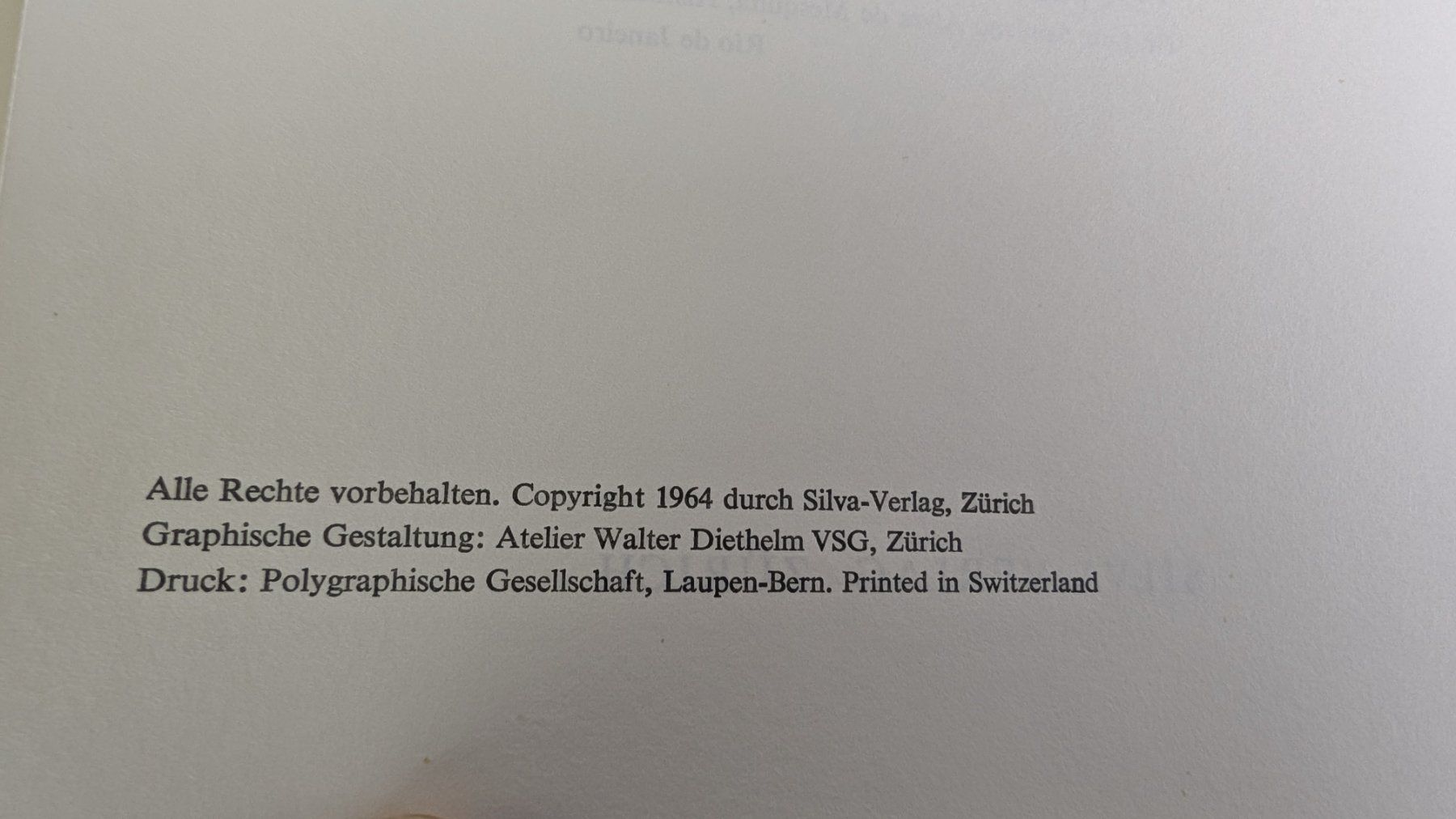 Libri: Brasilien Bildband Silva 1964 – Usato da Zürich venduto da axolottchen 5