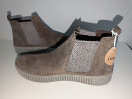 GABOR Wildlederschuh, Gr. 6.5, braun, neu