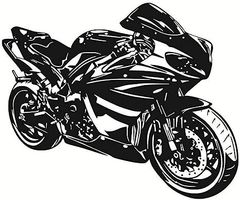 ⚡🏍️ Coole Töff-/Motorrad-Wandaufkleber 🛵⚡