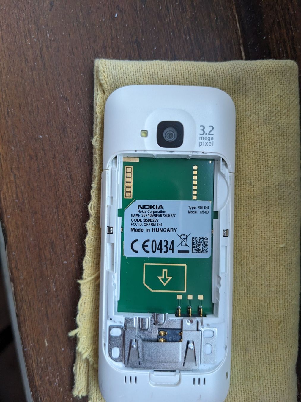 Nokia Telefoni cellulari / Smartphones: Nokia mit 3G - Modell c5 - 00 -Typ RM - 645 – Usato da Wädenswil venduto da Patriots 7